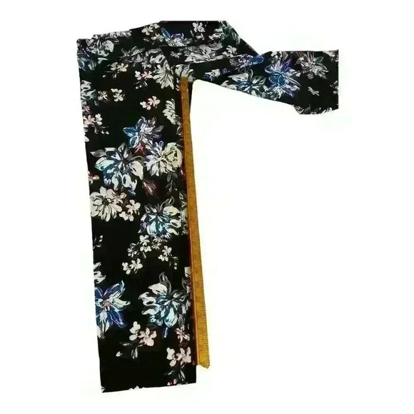 Time and Tru Women's Floral High Rise Skinny Jegging Pants Size 8 refer to pics - Picture 5 of 7